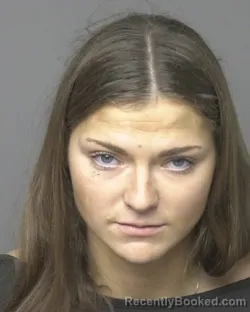 Mugshot of Isabel Rose Johnson booked in Dubuque County, Iowa on August 15, 2026