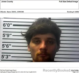 Most wanted individual John Davis – Jones County, Mississippi