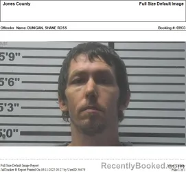 Most wanted individual Shane Dunigan – Jones County, Mississippi