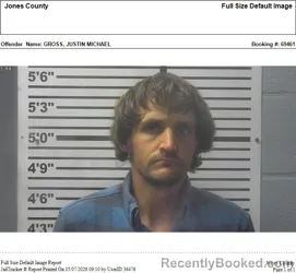 Most wanted individual Justin Gross – Jones County, Mississippi