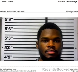Most wanted individual Zadorius Hardy – Jones County, Mississippi