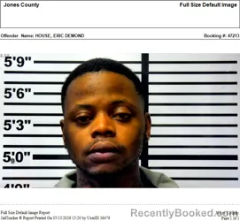 Most wanted individual Eric House – Jones County, Mississippi