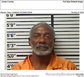 Most wanted individual Richard Howard – Jones County, Mississippi