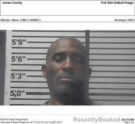 Most wanted individual Darrell Jones – Jones County, Mississippi