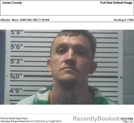 Most wanted individual Brett Sanford – Jones County, Mississippi